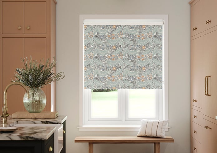 William Morris At Home Larkspur, Woad - Twist&Fit Roller Blind - Image 3
